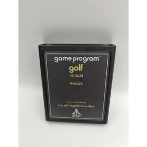 Golf (Atari 2600, 1980) Game Cart Only Authentic Tested